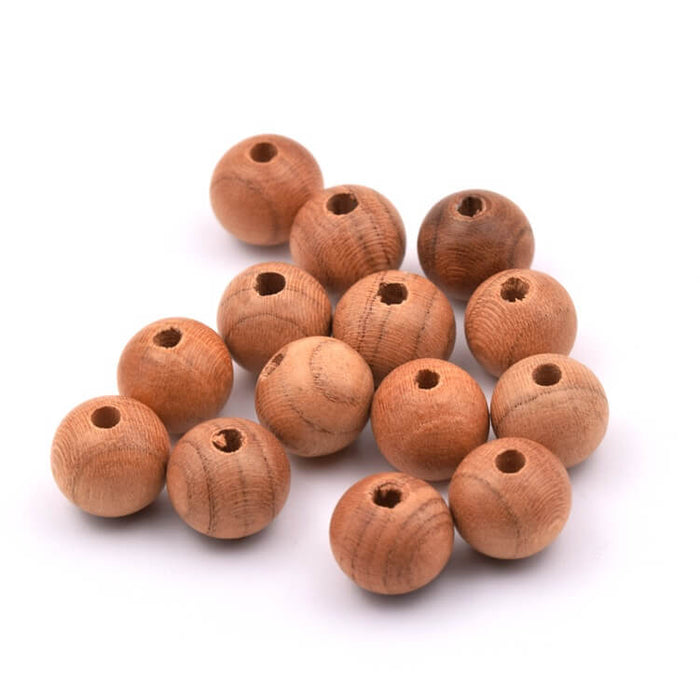 Round Wooden Beads 10mm - 2mm Hole (40)