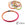 Beads wholesaler  - Horn bangle bracelet lacquered Fuchsia beet purple - 65mm - Thickness: 3mm (1)