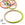 Beads wholesaler  - Horn bangle bracelet lacquered Love bird green 60-63mm - Thickness: 3mm (1)