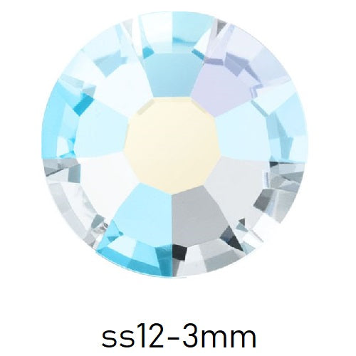 Buy FlatBack Preciosa Crystal AB ss12-3mm (80)
