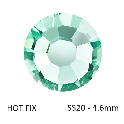 Buy Preciosa Flatback Hotfix Rhinestones Caribbean Sea - ss20-4.6mm (60)