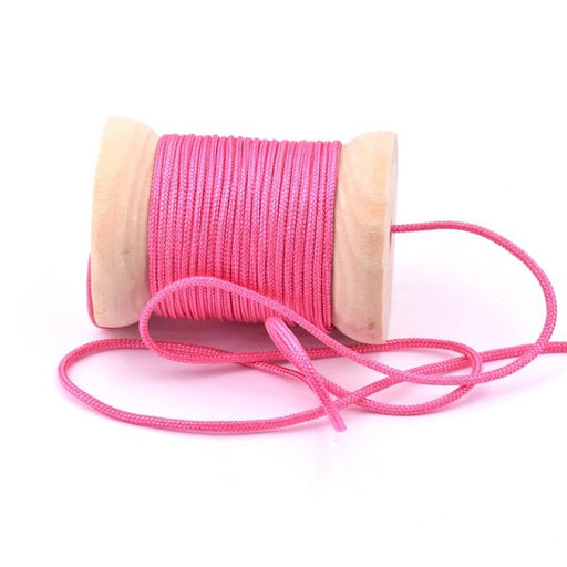 Braided nylon cord Pink - 1.5mm (3m)
