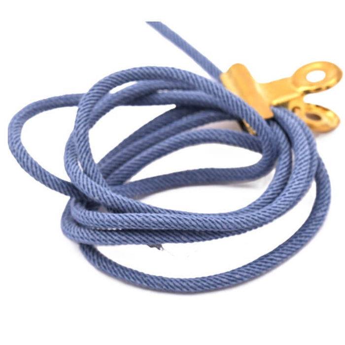 Blue-grey paracord twisted polyester cord 3mm (1m)