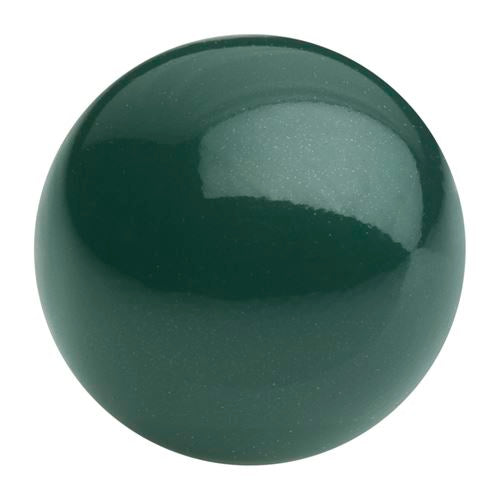 Lacquered Round Beads Preciosa Malachite 8mm (20)