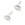 Beads wholesaler  - Oval stud earrings Sterling silver 7x4mm hole :0.9mm (2)
