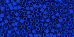 Buy cc48F - Seed Beads Toho treasure 11/0 Opaque Frosted Navy-Blue (5g)