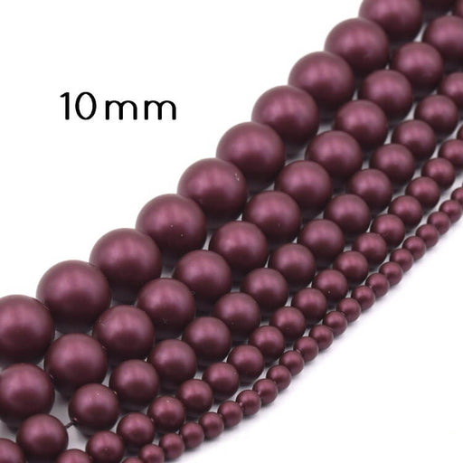 5810 Austrian crystal beads - Crystal Elderberry Pearl 10mm (10)