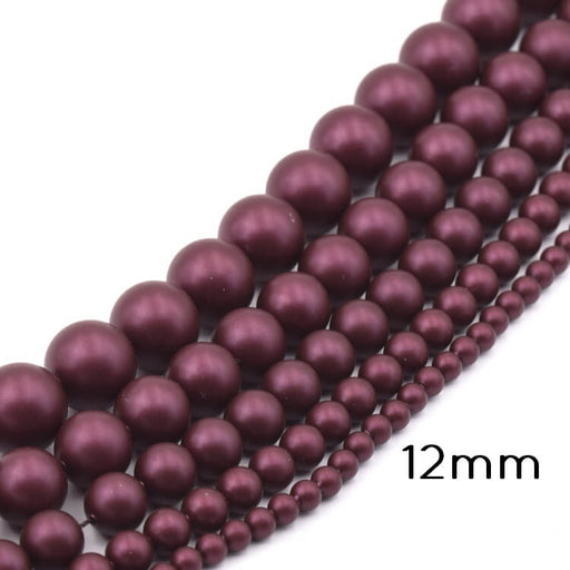 5810 Austrian crystal beads - Crystal Elderberry Pearl 12mm (5)