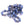 Beads Retail sales Round blue Aventurine necklace 8mm length 92cm (1)