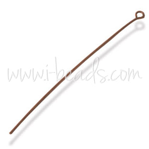 Eyepins metal antique copper finish 50mm (20)