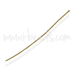 Headpins metal gold finish 58mm (10)