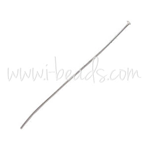 Buy Headpins metal silver plated 65mm (144)