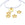 Beads wholesaler  - Pendants Hollow Star Stainless Steel Gold 11x12x1mm Hole: 1,5mm (4)