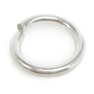 Jump rings silver plated 11mm (10)
