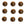 Beads wholesaler  - Wood Rondelle Walnut Beads 7x8mm Hole: 1.5mm (100)