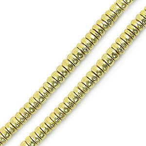Buy Pukalet bead metal brass strand 3x2mm (1)