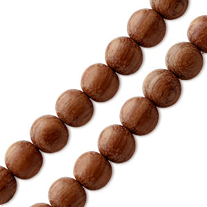 Bayong wood round beads strand 10mm (1)