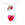 Beads wholesaler  - Heart Pendant 8mm Pink Tourmaline with Gold Filled Ring (1)