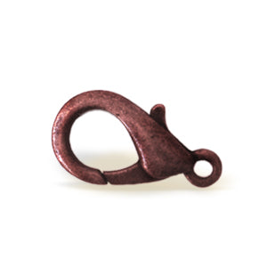 Lobster claw clasp metal copper finish 15mm (1)