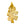 Beads wholesaler  - Real lacy oak leaf pendant gold 24K 50mm (1)