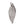 Beads wholesaler  - Real elm leaf pendant platinum 50mm (1)