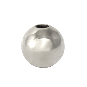 Round bead metal silver plated 925 - 8mm (5)