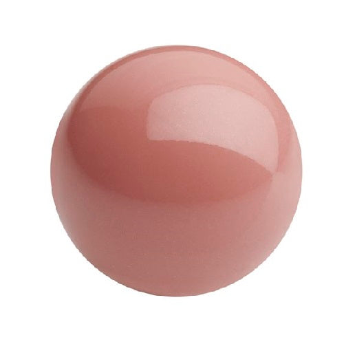 Buy Round Beads Lacquered Preciosa Salmon Rose 8mm (20)