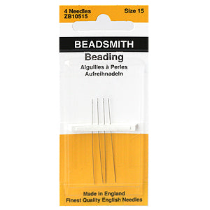 Buy 4 English beading needle size 15 (1)
