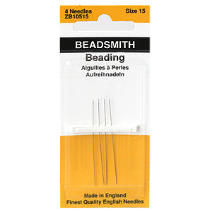 4 English beading needle size 15 (1)