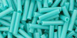 cc55 - Toho bugle beads 9mm opaque turquoise (10g)