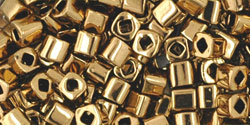 cc221 - Toho cube beads 3mm bronze (10g)