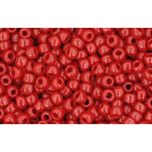cc45 - Toho beads 11/0 opaque pepper red (10g)