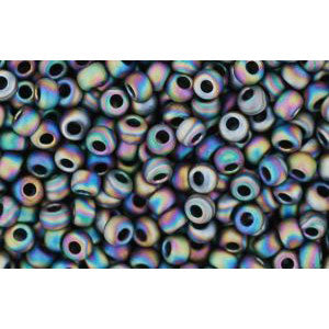 cc86f - Toho beads 11/0 opaque rainbow frosted iris (10g)