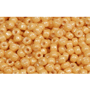 cc123d - Toho beads 11/0 opaque lustered dark beige (10g)