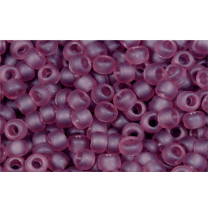 cc6bf - Toho beads 11/0 transparent frosted medium amethyst (10g)