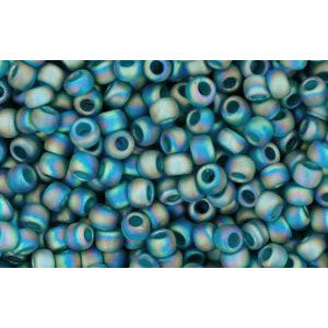 cc167bdf - Toho beads 11/0 transparent rainbow frosted teal (10g)