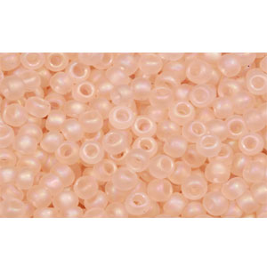 cc169f - Toho beads 11/0 trans-rainbow frosted rosaline (10g)