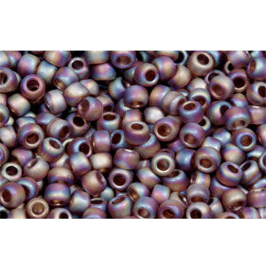 Buy cc177f - Toho beads 11/0 trans-rainbow frosted smoky topaz (10g)