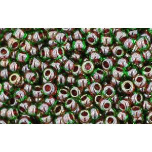 Buy cc250 - Toho beads 11/0 peridot/fuchsia lined (10g)