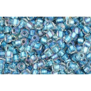 cc263 - Toho beads 11/0 inside color rainbow crystal/light capri (10g)