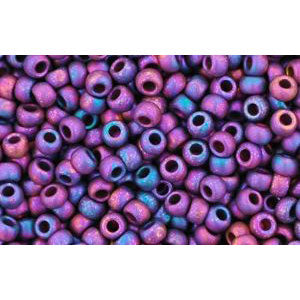 cc515f - Toho beads 11/0 higher metallic frosted mardi gras (10g)