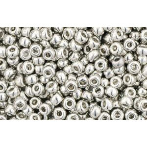 cc714 - Toho beads 11/0 metallic silver (10g)