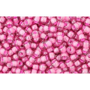 cc959 - Toho beads 11/0 light amethyst/ pink lined (10g)