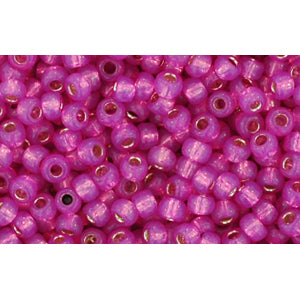 cc2107 - Toho beads 11/0 silver lined milky mauve (10g)