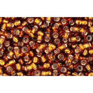 Buy cc34 - Toho beads 11/0 silver lined smoked topaz (10g)