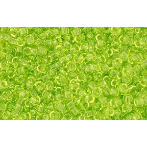 cc4 - Toho beads 15/0 transparent lime green (5g)