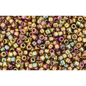 cc459 - Toho beads 15/0 gold lustered dark topaz (5g)