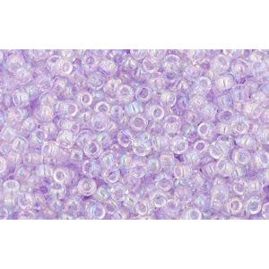 cc477d - Toho beads 15/0 transparent rainbow foxglove (5g)