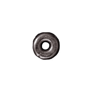 Heishi beads metal antique gunmetal plated 6mm (20)