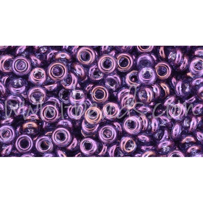 cc205 - toho demi round 8/0 gold lustered dark amethyst (5g)